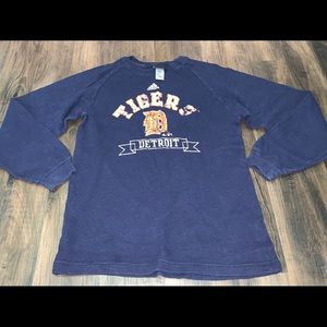 Detroit Tigers MLB Adidas Boys Long Sleeve Large